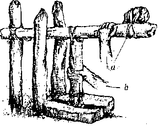 Dispositivo da era Neolítica usado no corte de pedras