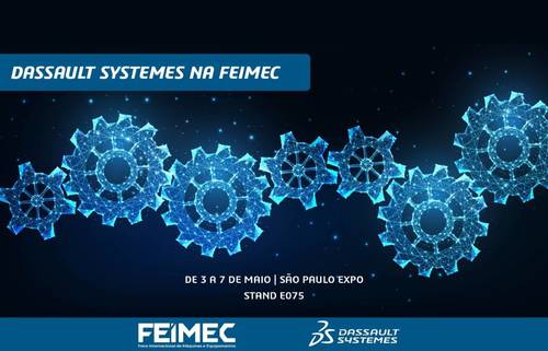 Dassault Systèmes estará presente em mais uma edição da Feimec com soluções em tecnologia para a indústria - Imagem: Divulgação/ Dassault Systèmes