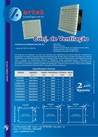Conjuntos de ventilação para painéis elétricos