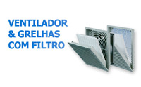 Ventilador com Fitlro e Ar-Condicionado de painel