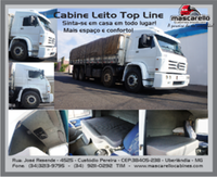 MASCARELLO CABINES CABINE DUPLA E CABINE LEITO - Scania