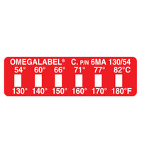 6M_LABELS: Etiquetas OMEGALABEL&reg, Não-Reversíveis, para Monitoramento de Temperatura