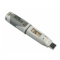 OM-EL-USB-2-LCD: Registrador de dados de temperatura, umidade e ponto de orvalho com tela LCD