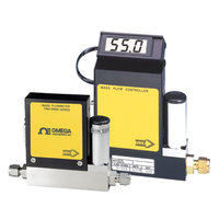 FMA5400A_5500A: Controladores de Vazão Mássica de Gás<br>Para Gases Limpos, com Display Integral Opcional