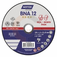 Disco de corte para Inox 7 pol. x 1.6mm BNA 12 Norton codigog