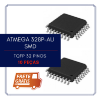 Frete Grátis: 10 Microcontroladores Atmega328 smd 