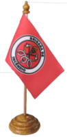 Bandeirinha de mesa brigada de incêndio