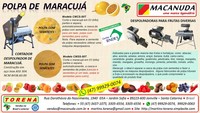 MARACUJÁ PÉROLA DO CERRADO, DESPOLPADORAS MACANUDA