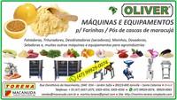 FARINHA DE CASCA DE MARACUJÁ, MÁQUINAS OLIVER