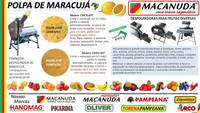 MÁQUINA INDUSTRIAL PARA POLPA DE FRUTAS MACANUDA