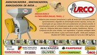 MÁQUINA COMERCIAL DE AMASSAR AVEIA MARCA URCO BY MACANUDA