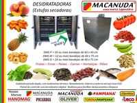 DESIDRATADORA PROFISSIONAL DE CENOURA E OUTROS VEGETAIS, MACANUDA