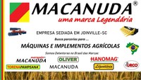 PLANTADEIRA 13 LINHAS EMPRESA DETENDORA DA MARCA MACANUDA