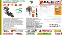 MÁQUINA INDUSTRIAL PRA FABRICAR POLPA DE FRUTAS MACANUDA, MARCA LEGAL
