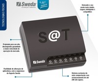 SAT Fiscal SS-2000 Sweda Ethernet ou WI-FI