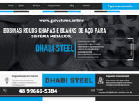    Dhabi Steel aço galvanizado vindo de São Paulo