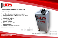 Purificador de Ar e Ambientes HEPA-H14
