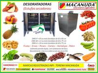 DESIDRATADOR DE FRUTAS PROFISSIONAL GABINETE INOX MARCA MACANUDA