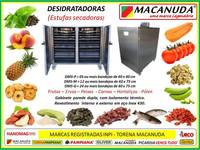 DESIDRATADORA DE ALIMENTOS 24 BANDEJAS INOX MARCA MACANUDA