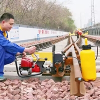 Internal Combustion rail drilling machine for rail construction