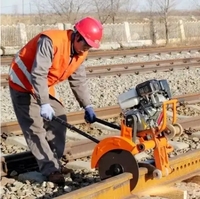 Portable Rail Cutting Machine Petrol Engine Railway Cut Equipment 