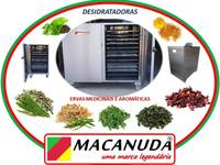 ERVAS MEDICINAIS DESIDRATADAS EQUIPAMENTOS MACANUDA