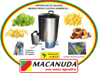 MÁQUINAS INDUSTRIAIS CENTRÍFUGAS PARA SALADAS MARCA MACANUDA