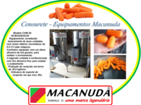 CENOURETE, MÁQUINAS MACANUDA PARA PRODUÇÃO