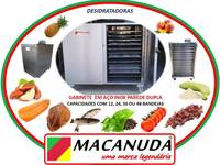 DESIDRATAR OVA DE PEIXES, EQUIPAMENTOS AÇO INOX MACANUDA