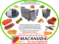 DESIDRATADOR ELÉTRICO DE ALIMENTOS QUALIDADE MACANUDA