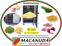 MÁQUINA PROFISSIONAL INOX DE DESIDRATAR CONDIMENTOS, MARCA MACANUDA