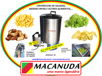 CENTRÍFUGA INDUSTRIAL DE ALIMENTOS MARCA MACANUDA