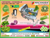 MÁQUINA PARA PROCESSAMENTO DE FRUTAS E HORTALIÇAS MARCA MACANUDA