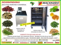 DESIDRATADORA INDUSTRIAL DE ERVAS AROMÁTICAS, MARCA MACANUDA