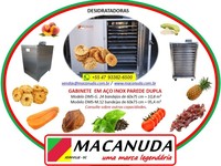 MÁQUINA PARA SECAR HORTALIÇAS, COGUMELOS, FRUTAS, ERVAS