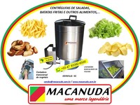 CENTRÍFUGAS INDUSTRIAIS PARA ALIMENTOS MACANUDA