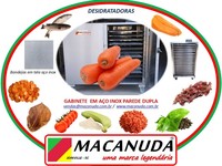 MÁQUINA PARA SECAR FRUTAS E HORTALIÇAS MACANUDA