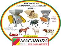 FÁBRICA DE AMACHADOR DE AVEIA PARA RAÇÃO QUALIDADE MACANUDA